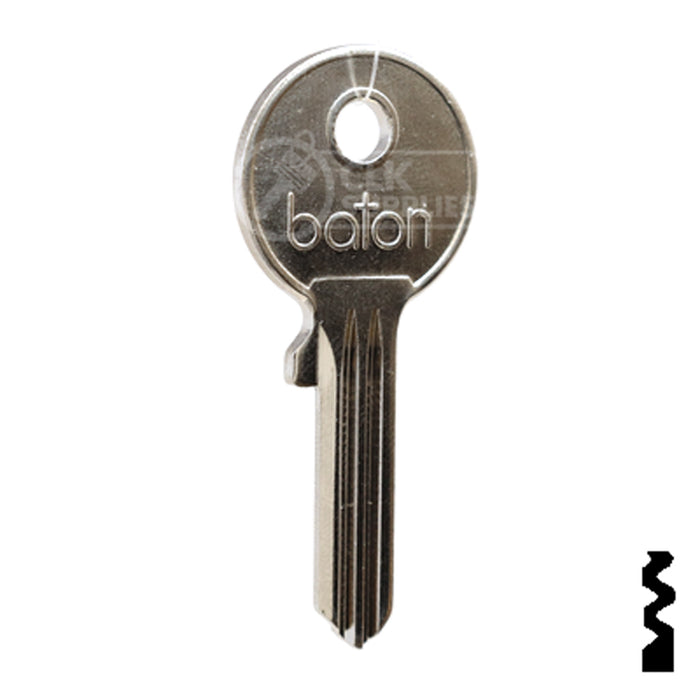 Uncut Key Blank | Baton | BD263 Office Furniture-Mailbox Key Framon Manufacturing Company, Inc