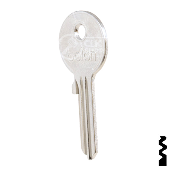 Uncut Key Blank | Baton | BD263 Office Furniture-Mailbox Key Framon Manufacturing Company, Inc