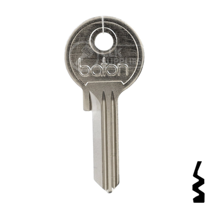 Uncut Key Blank | Baton | BD264 Office Furniture-Mailbox Key Framon Manufacturing Company, Inc