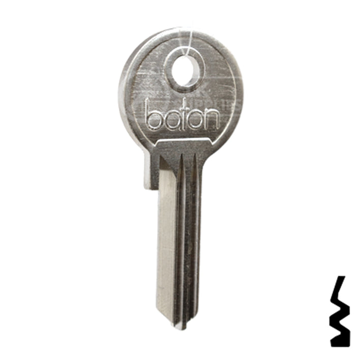 Uncut Key Blank | Baton | BD264 Office Furniture-Mailbox Key Framon Manufacturing Company, Inc