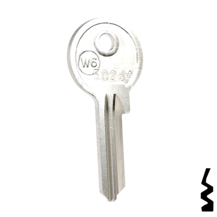 Uncut Key Blank | Baton | BD264 Office Furniture-Mailbox Key Framon Manufacturing Company, Inc