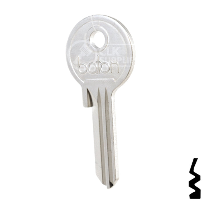 Uncut Key Blank | Baton | BD264 Office Furniture-Mailbox Key Framon Manufacturing Company, Inc