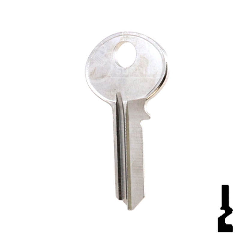 Uncut  Key Blank | Bommer | R1003M, BO1 Office Furniture-Mailbox Key Ilco