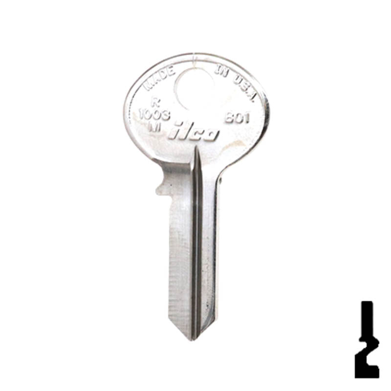 Uncut  Key Blank | Bommer | R1003M, BO1 Office Furniture-Mailbox Key Ilco