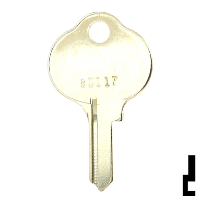 Uncut Key Blank | CCL | BD117 Office Furniture-Mailbox Key Framon Manufacturing Company, Inc