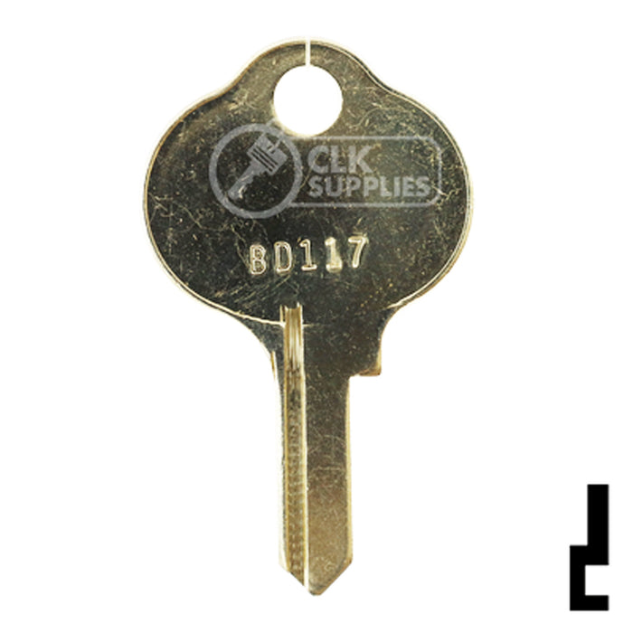 Uncut Key Blank | CCL | BD117 Office Furniture-Mailbox Key Framon Manufacturing Company, Inc