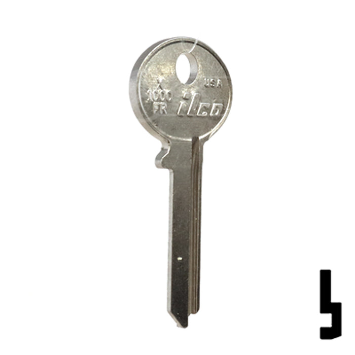 Uncut Key Blank | CCL | X1000FR Office Furniture-Mailbox Key Ilco