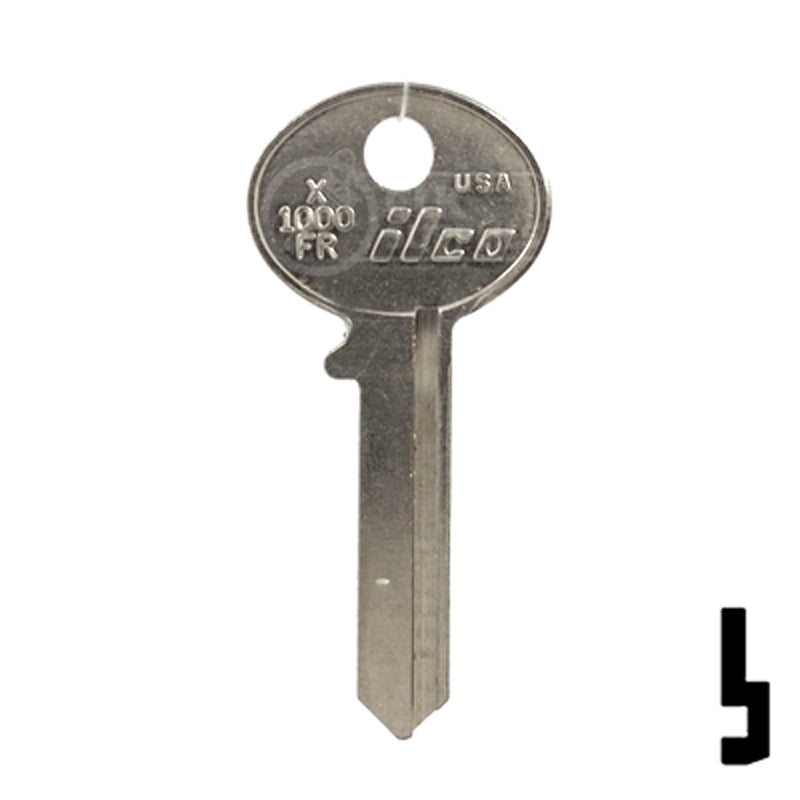 Uncut Key Blank | CCL | X1000FR Office Furniture-Mailbox Key Ilco