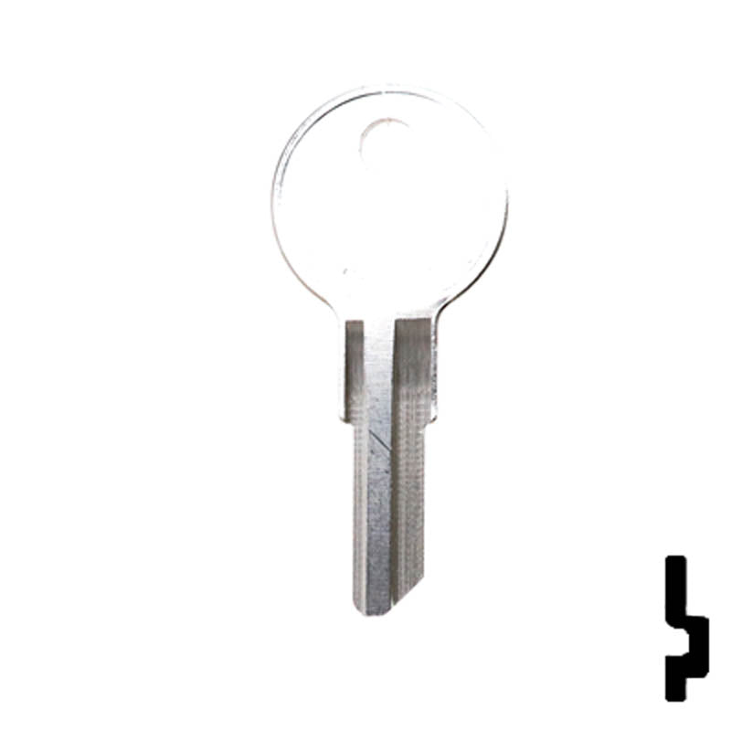 Uncut Key Blank | Chicago | 1041E, CG22 Office Furniture-Mailbox Key Ilco