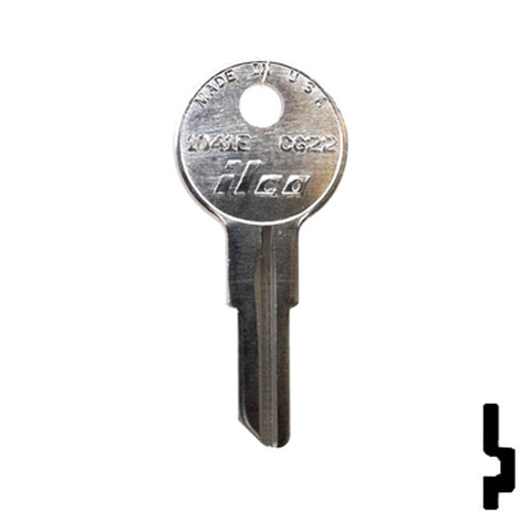 Uncut Key Blank | Chicago | 1041E, CG22 Office Furniture-Mailbox Key Ilco