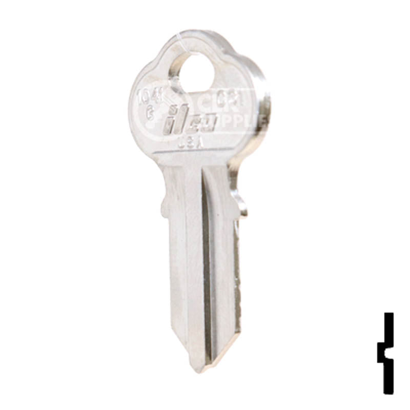 Uncut  Key Blank | Chicago |1041G, CG1 Office Furniture-Mailbox Key Ilco