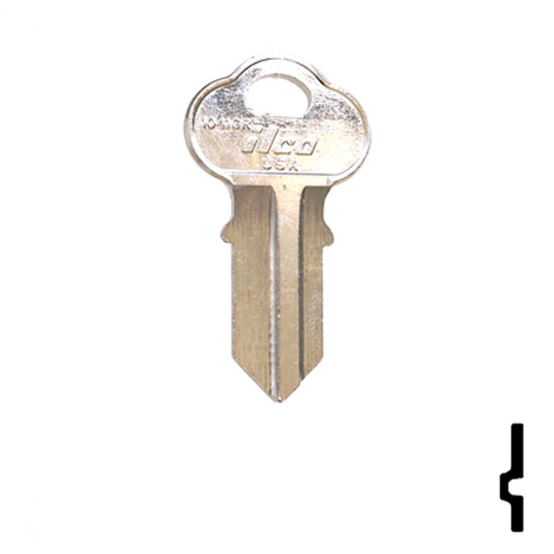 Uncut Key Blank | Chicago | 1041GR Office Furniture-Mailbox Key JMA USA