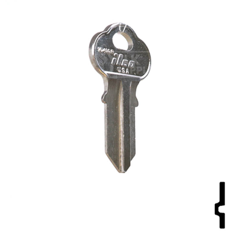 Uncut Key Blank | Chicago | 1041GR Office Furniture-Mailbox Key JMA USA
