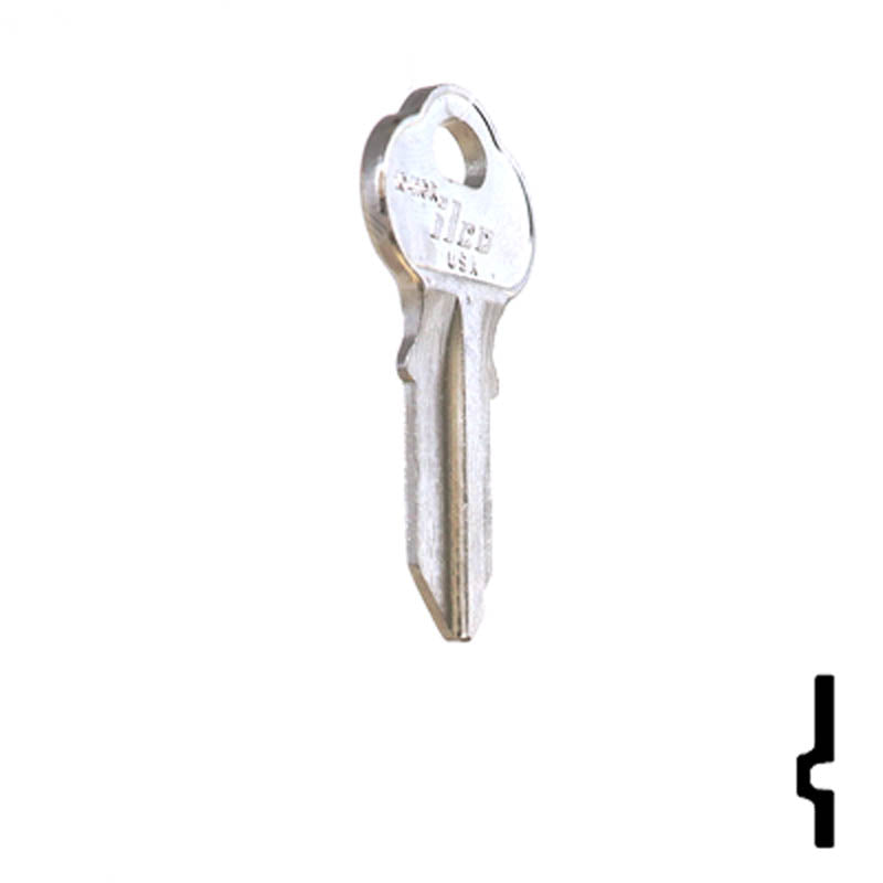Uncut Key Blank | Chicago | 1041GR Office Furniture-Mailbox Key JMA USA