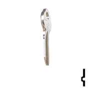 Uncut Key Blank | Chicago | 1041GR Office Furniture-Mailbox Key JMA USA