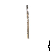 Uncut Key Blank | Chicago | 1041GR Office Furniture-Mailbox Key JMA USA