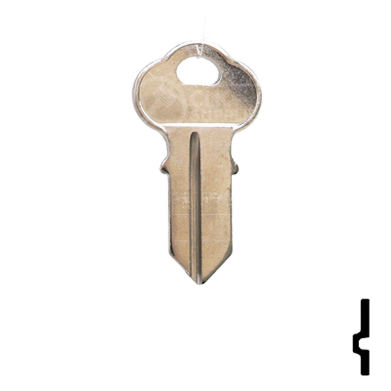 Uncut Key Blank | Chicago | 1041GR Office Furniture-Mailbox Key JMA USA