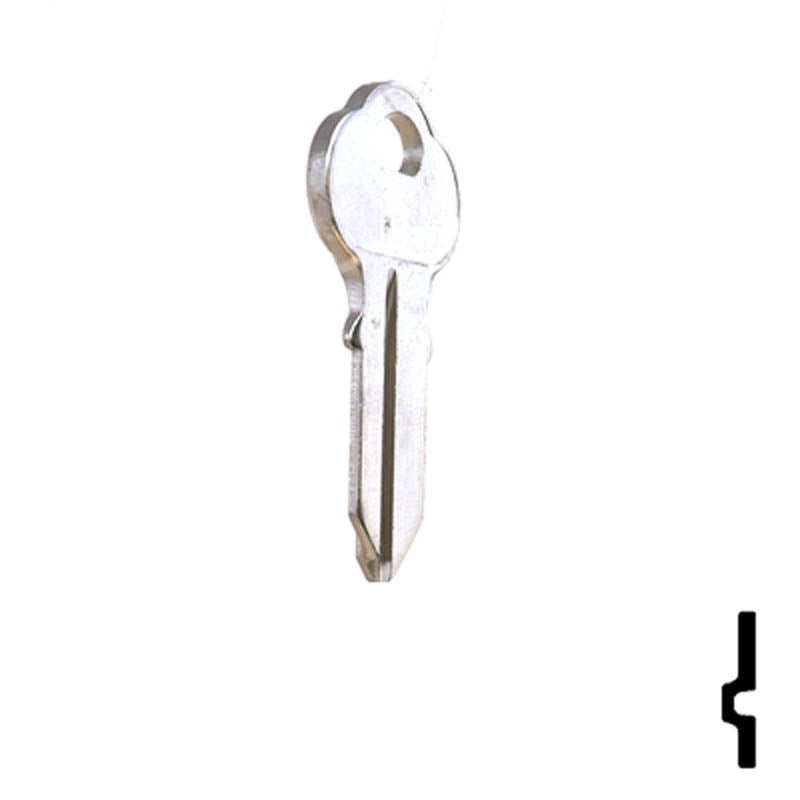 Uncut Key Blank | Chicago | 1041GR Office Furniture-Mailbox Key JMA USA