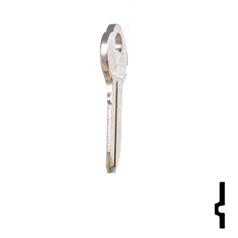 Uncut Key Blank | Chicago | 1041GR Office Furniture-Mailbox Key JMA USA