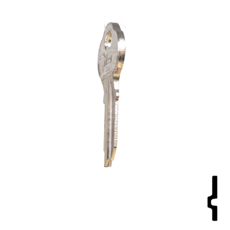 Uncut Key Blank | Chicago | 1041GR Office Furniture-Mailbox Key JMA USA