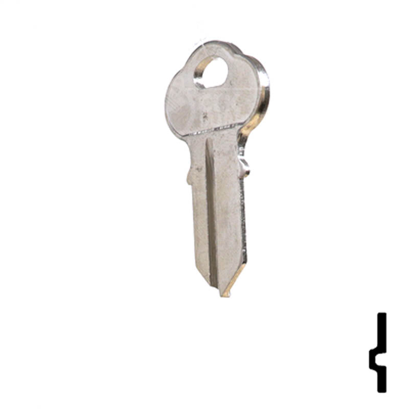 Uncut Key Blank | Chicago | 1041GR Office Furniture-Mailbox Key JMA USA