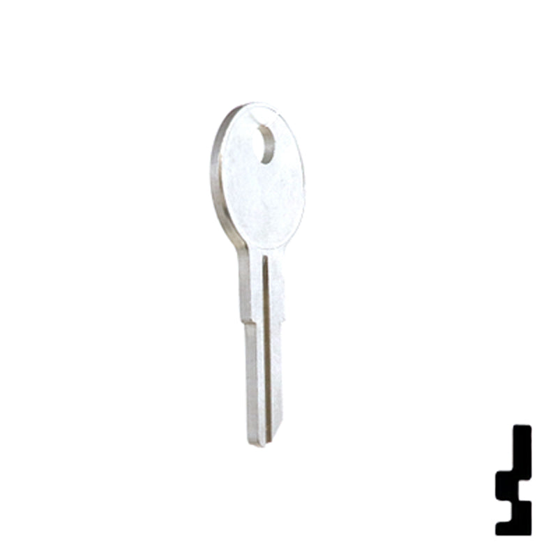 Uncut Key Blank | Chicago | 1041TR Office Furniture-Mailbox Key Ilco