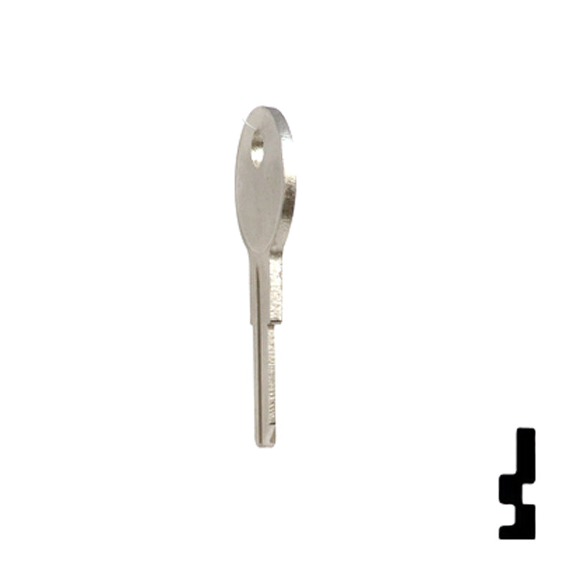 Uncut Key Blank | Chicago | 1041TR Office Furniture-Mailbox Key Ilco
