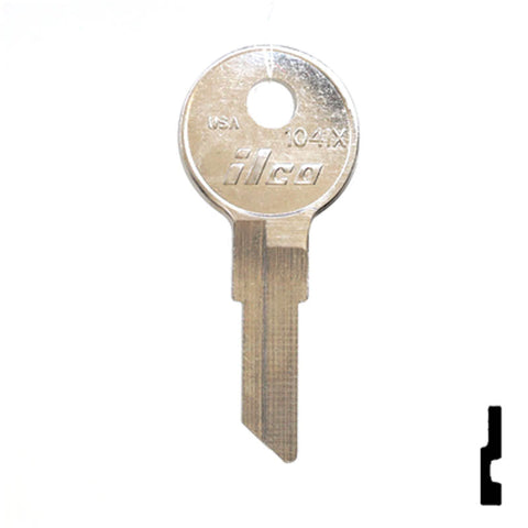 Uncut Key Blank | Chicago | 1041X Office Furniture-Mailbox Key Ilco