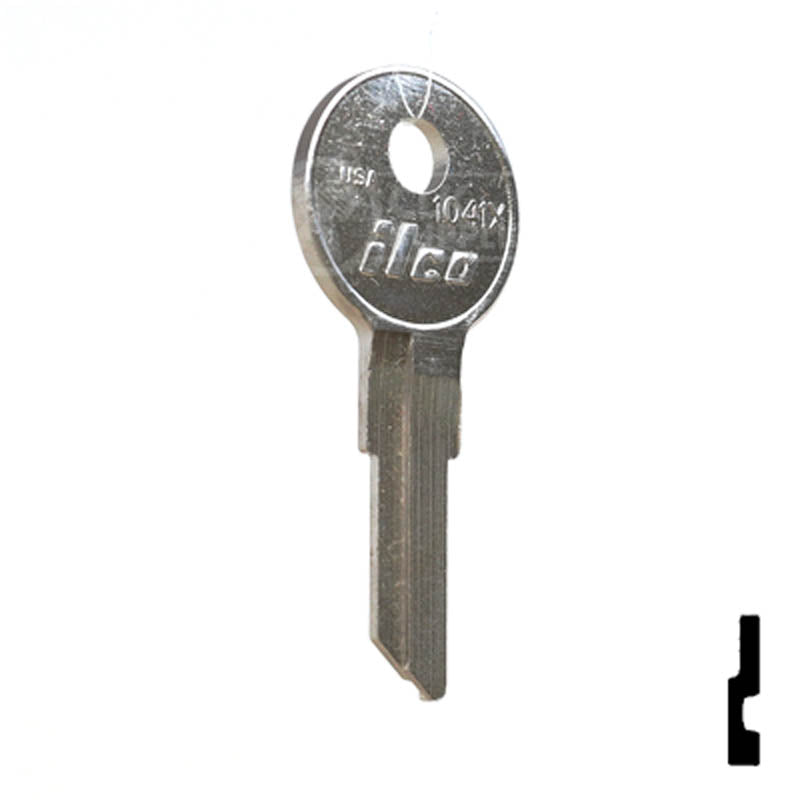 Uncut Key Blank | Chicago | 1041X Office Furniture-Mailbox Key Ilco