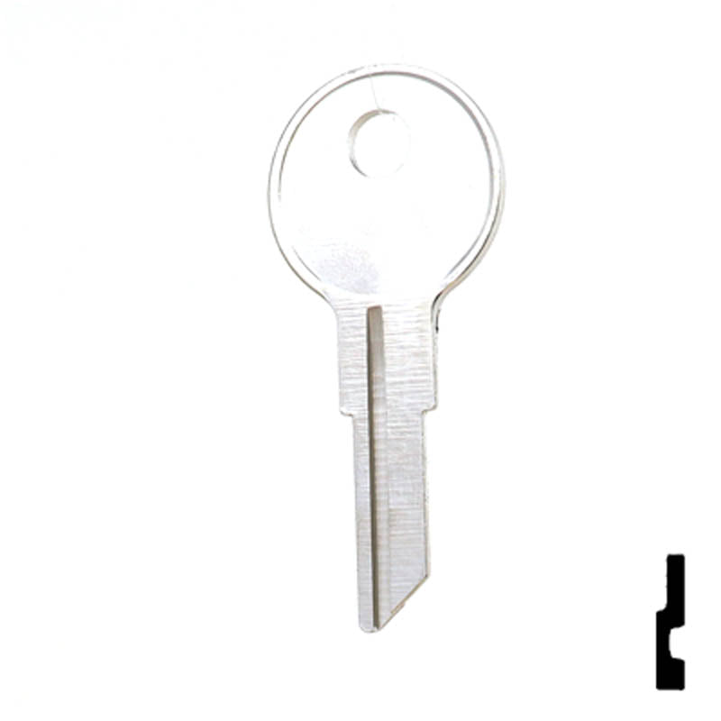 Uncut Key Blank | Chicago | 1041X Office Furniture-Mailbox Key Ilco