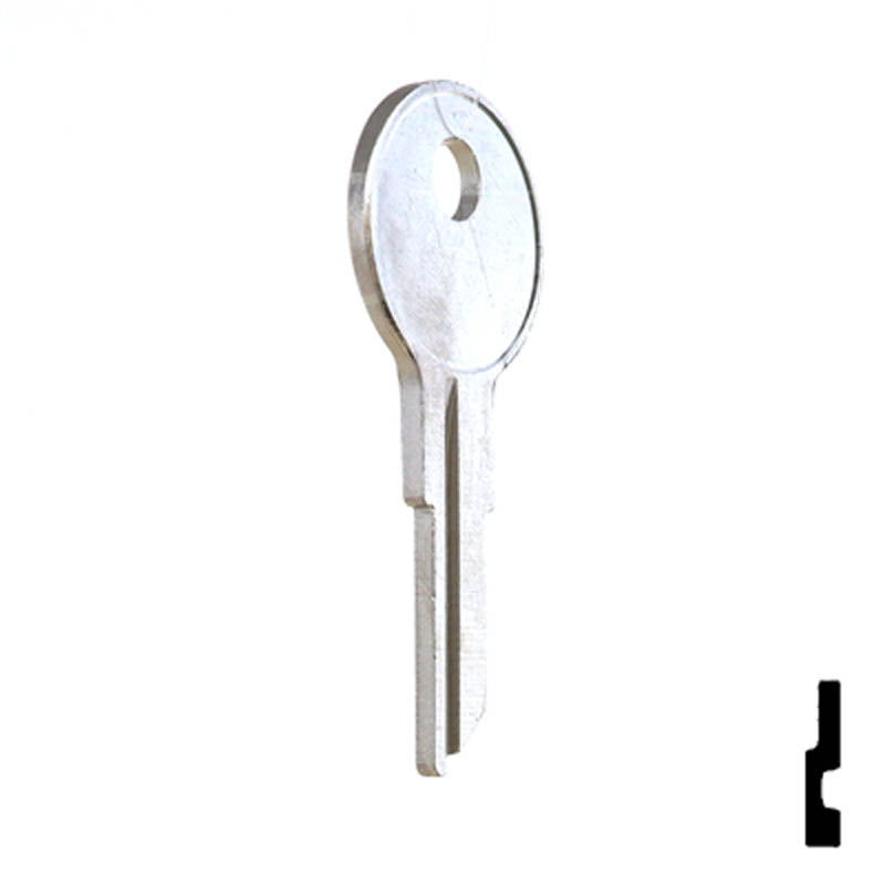 Uncut Key Blank | Chicago | 1041X Office Furniture-Mailbox Key Ilco