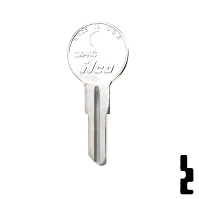 Uncut Key Blank | Chicago | C1041C Office Furniture-Mailbox Key Ilco
