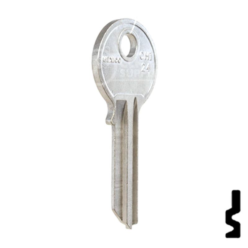 Uncut Key Blank | Chicago, CCL | CG18,C1041R Office Furniture-Mailbox Key JMA USA