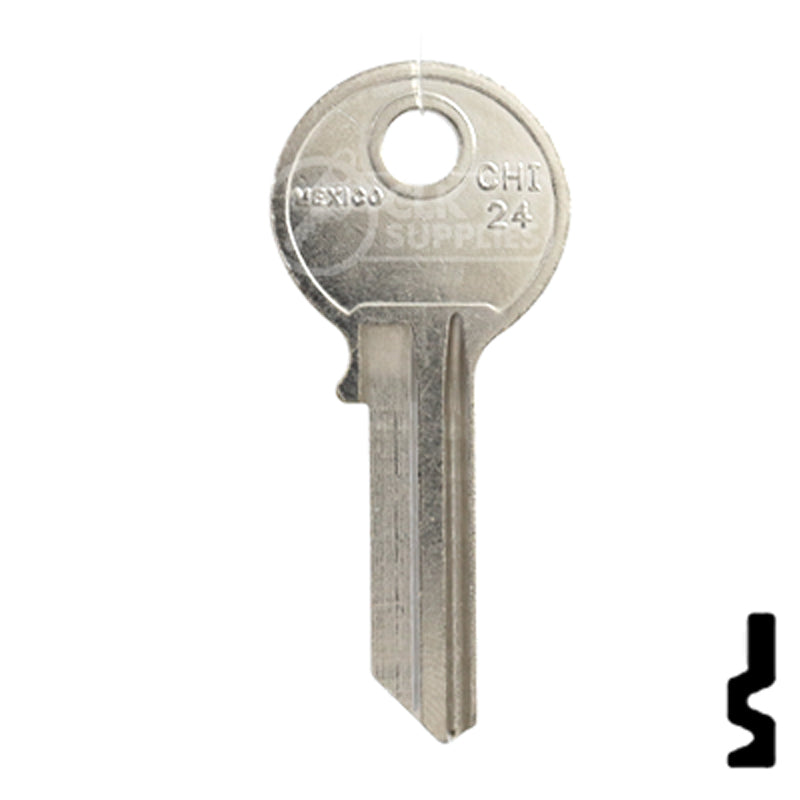 Uncut Key Blank | Chicago, CCL | CG18,C1041R Office Furniture-Mailbox Key JMA USA