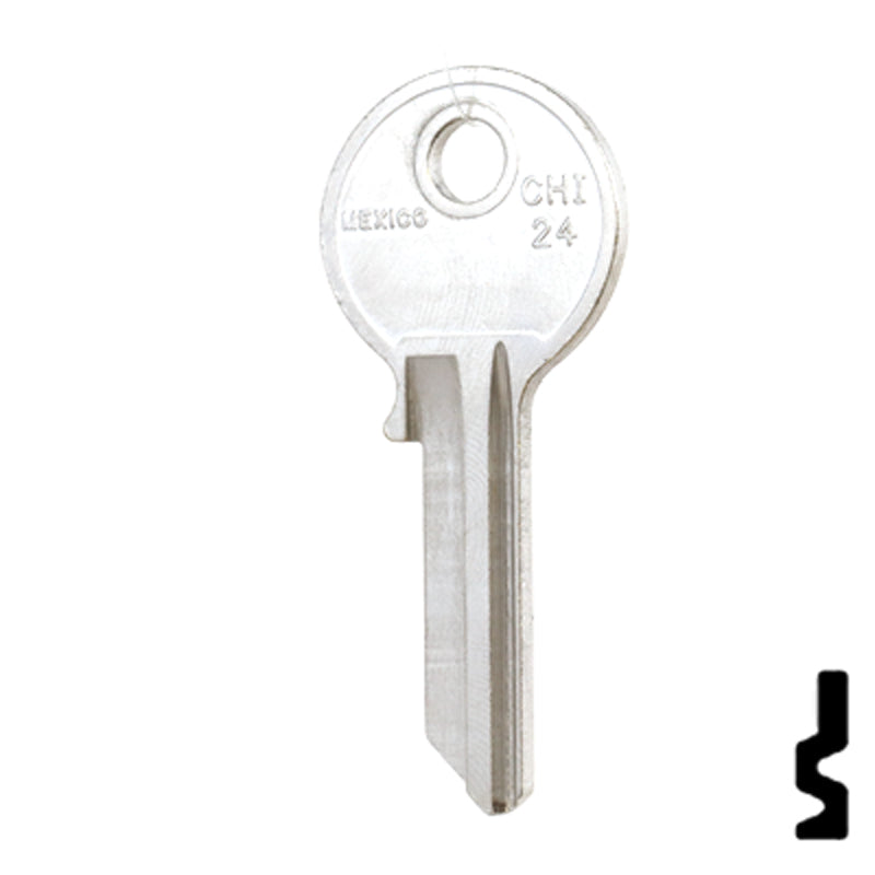 Uncut Key Blank | Chicago, CCL | CG18,C1041R Office Furniture-Mailbox Key JMA USA
