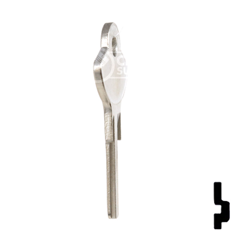 Uncut Key Blank | Chicago, Elgin | 1096EN Office Furniture-Mailbox Key Ilco