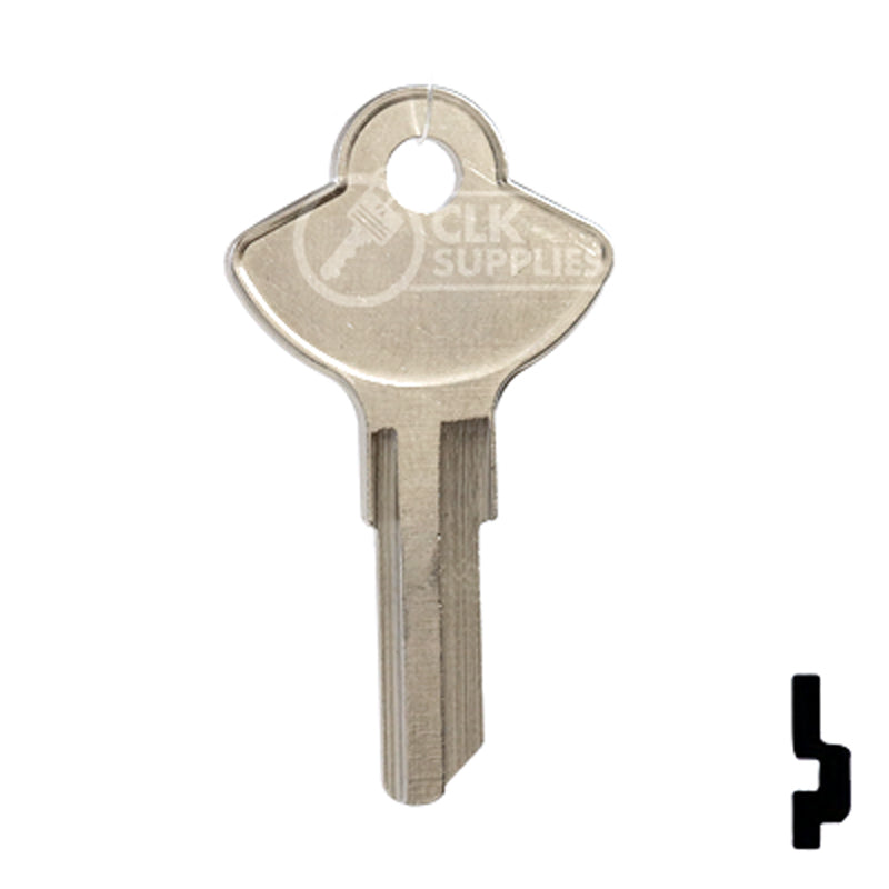 Uncut Key Blank | Chicago, Elgin | 1096EN Office Furniture-Mailbox Key Ilco
