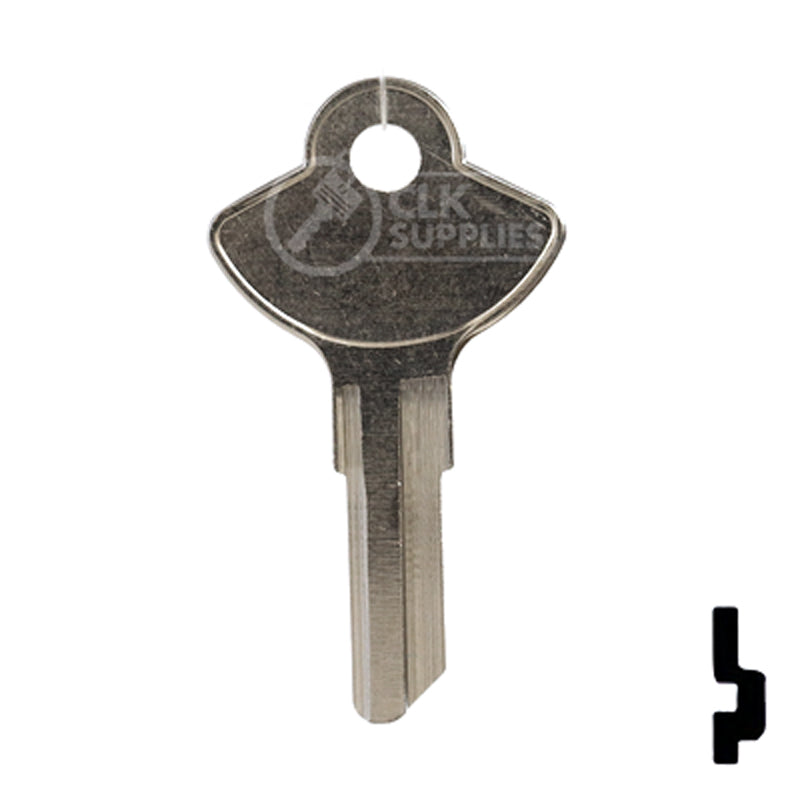 Uncut Key Blank | Chicago, Elgin | 1096EN Office Furniture-Mailbox Key Ilco