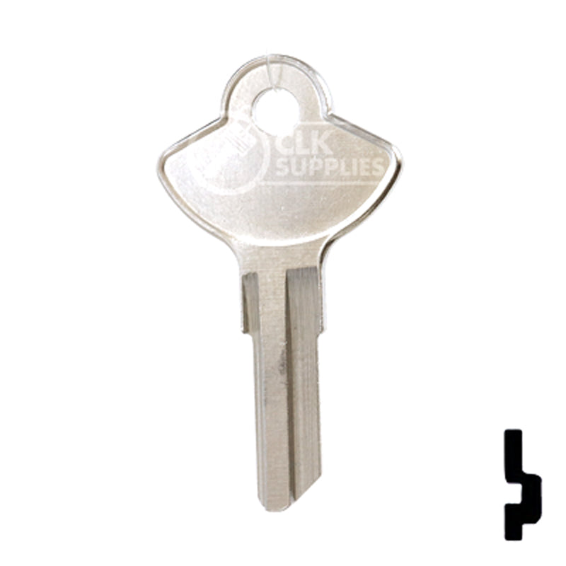 Uncut Key Blank | Chicago, Elgin | 1096EN Office Furniture-Mailbox Key Ilco