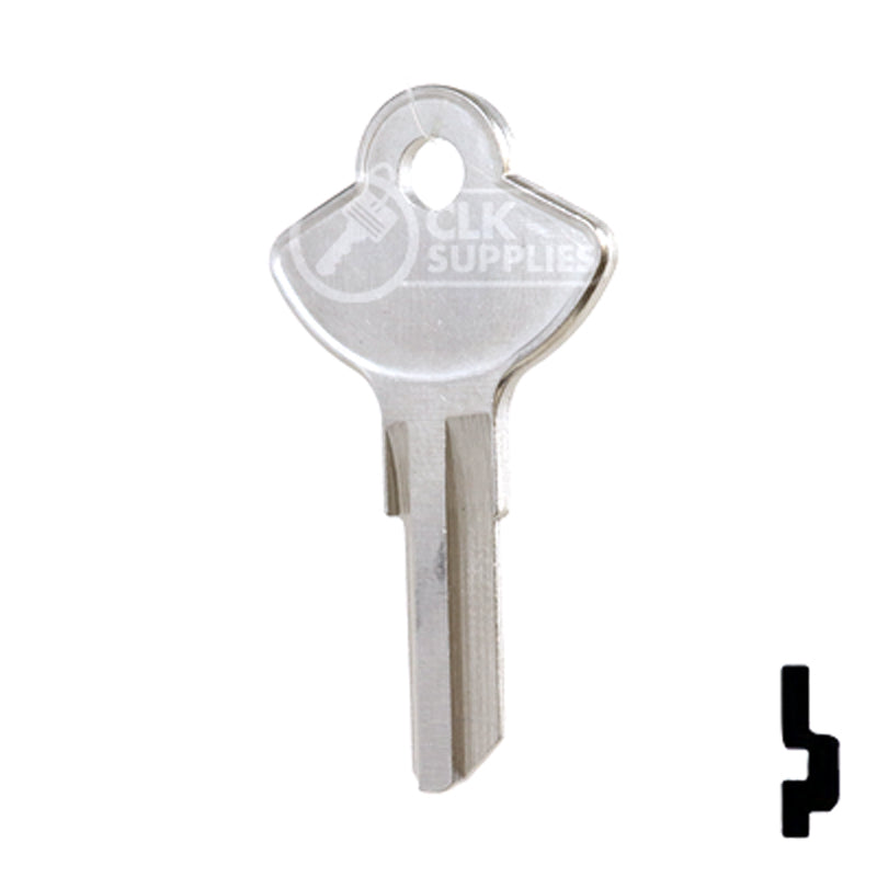 Uncut Key Blank | Chicago, Elgin | 1096EN Office Furniture-Mailbox Key Ilco
