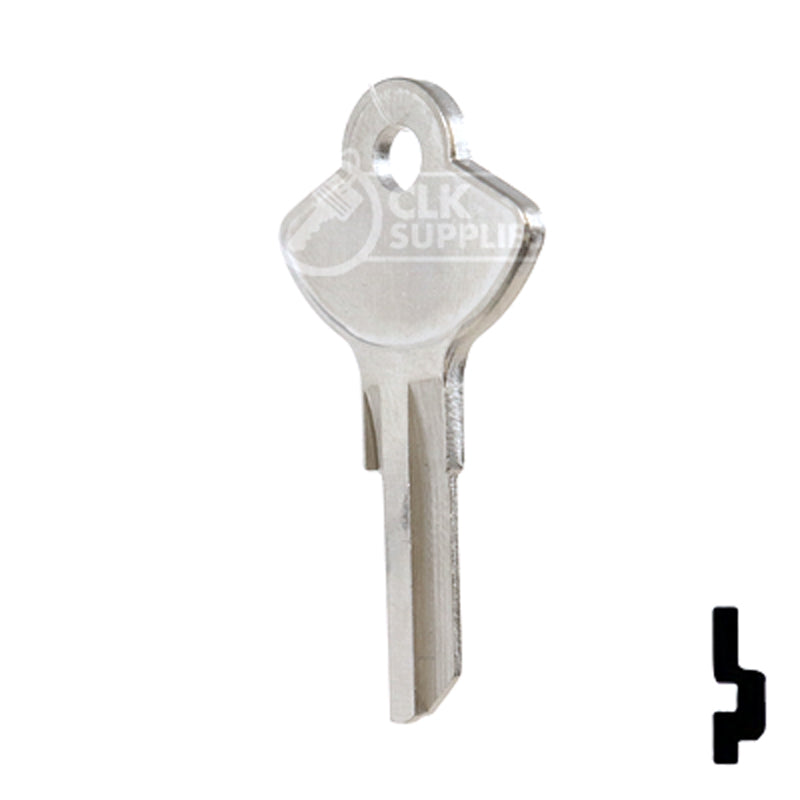 Uncut Key Blank | Chicago, Elgin | 1096EN Office Furniture-Mailbox Key Ilco