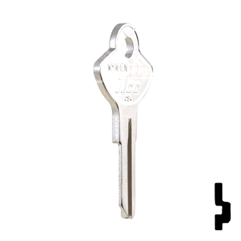 Uncut Key Blank | Chicago, Elgin | 1096EN Office Furniture-Mailbox Key Ilco
