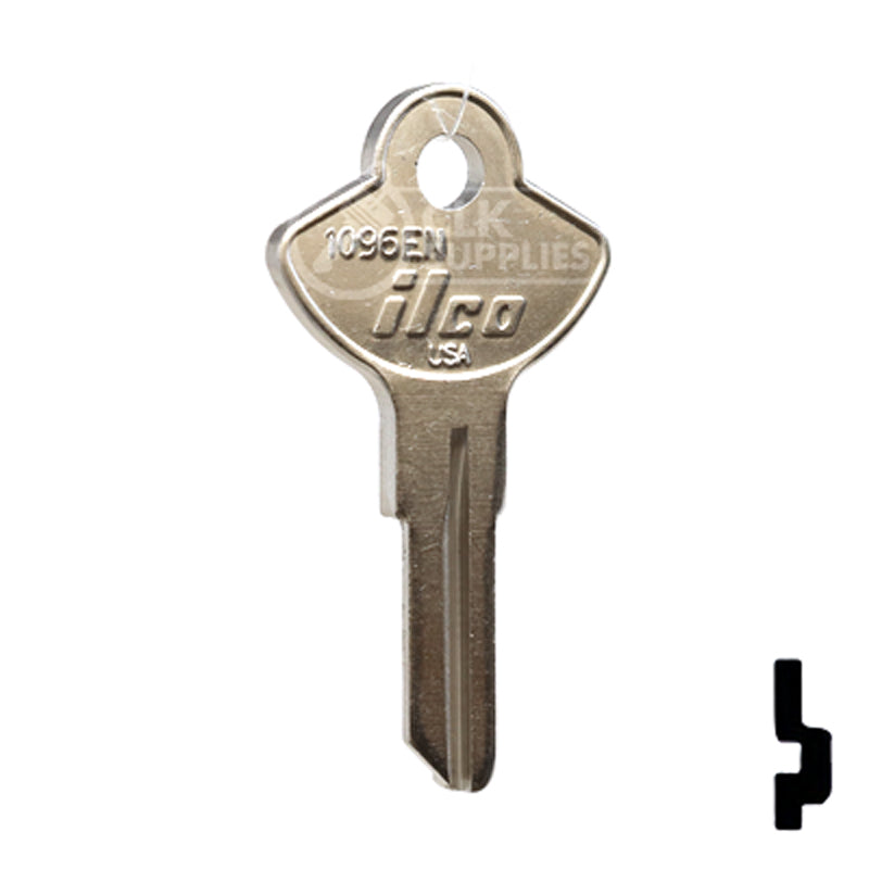 Uncut Key Blank | Chicago, Elgin | 1096EN Office Furniture-Mailbox Key Ilco