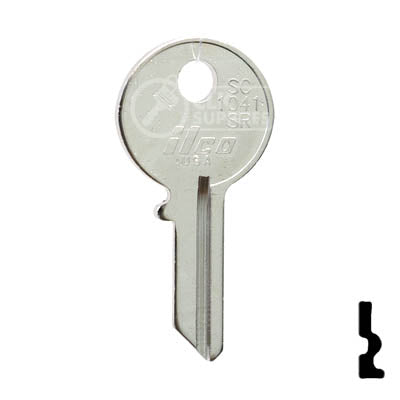 Uncut Key Blank | Chicago | SC1041SR Office Furniture-Mailbox Key Ilco