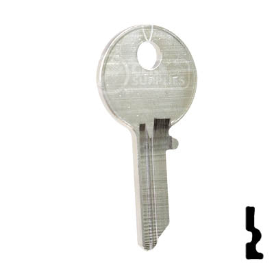 Uncut Key Blank | Chicago | SC1041SR Office Furniture-Mailbox Key Ilco