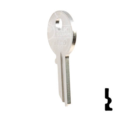 Uncut Key Blank | Chicago | SC1041SR Office Furniture-Mailbox Key Ilco