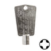 Uncut Key Blank | CompX, National | BD102 Office Furniture-Mailbox Key Framon Manufacturing Company, Inc