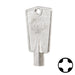 Uncut Key Blank | CompX, National | BD102 Office Furniture-Mailbox Key Framon Manufacturing Company, Inc