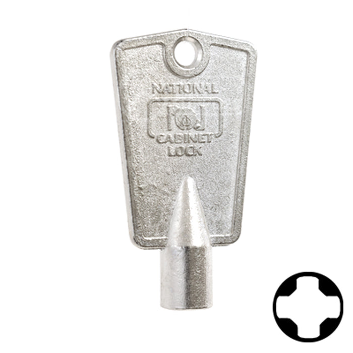 Uncut Key Blank | CompX, National | BD102 Office Furniture-Mailbox Key Framon Manufacturing Company, Inc