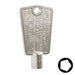 Uncut Key Blank | CompX, National | BD104 Office Furniture-Mailbox Key Framon Manufacturing Company, Inc